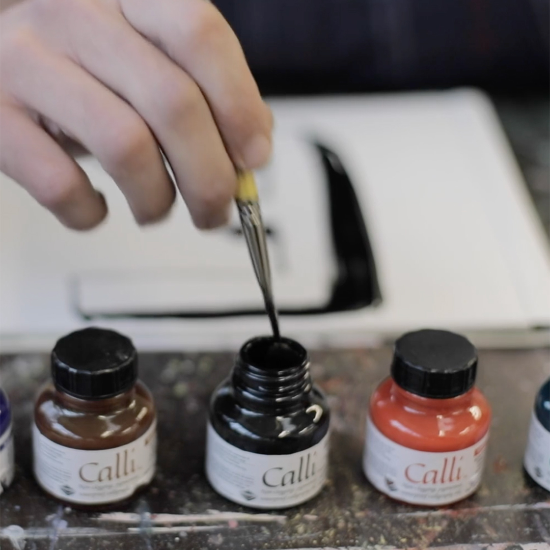 Daler-Rowney Calli 6 Colour Calligraphy Ink Set :: TheArtStore