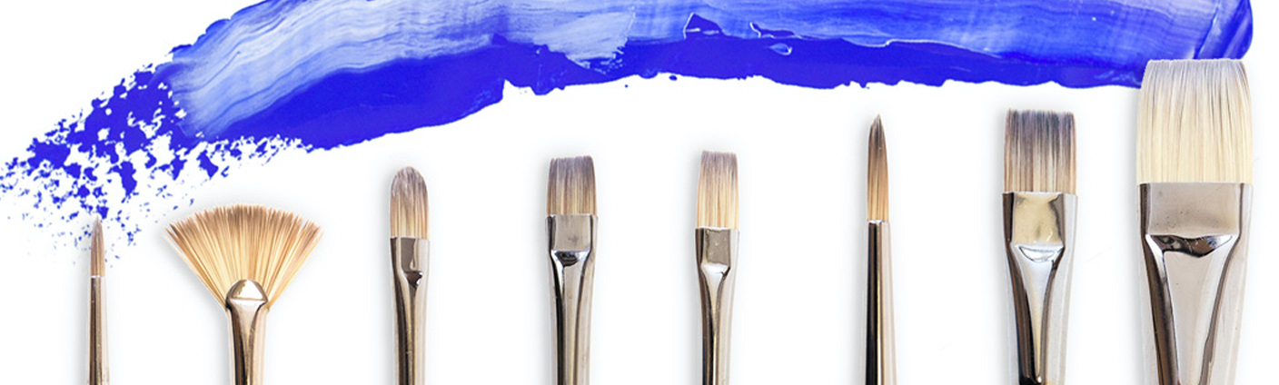 Cryla paint brushes