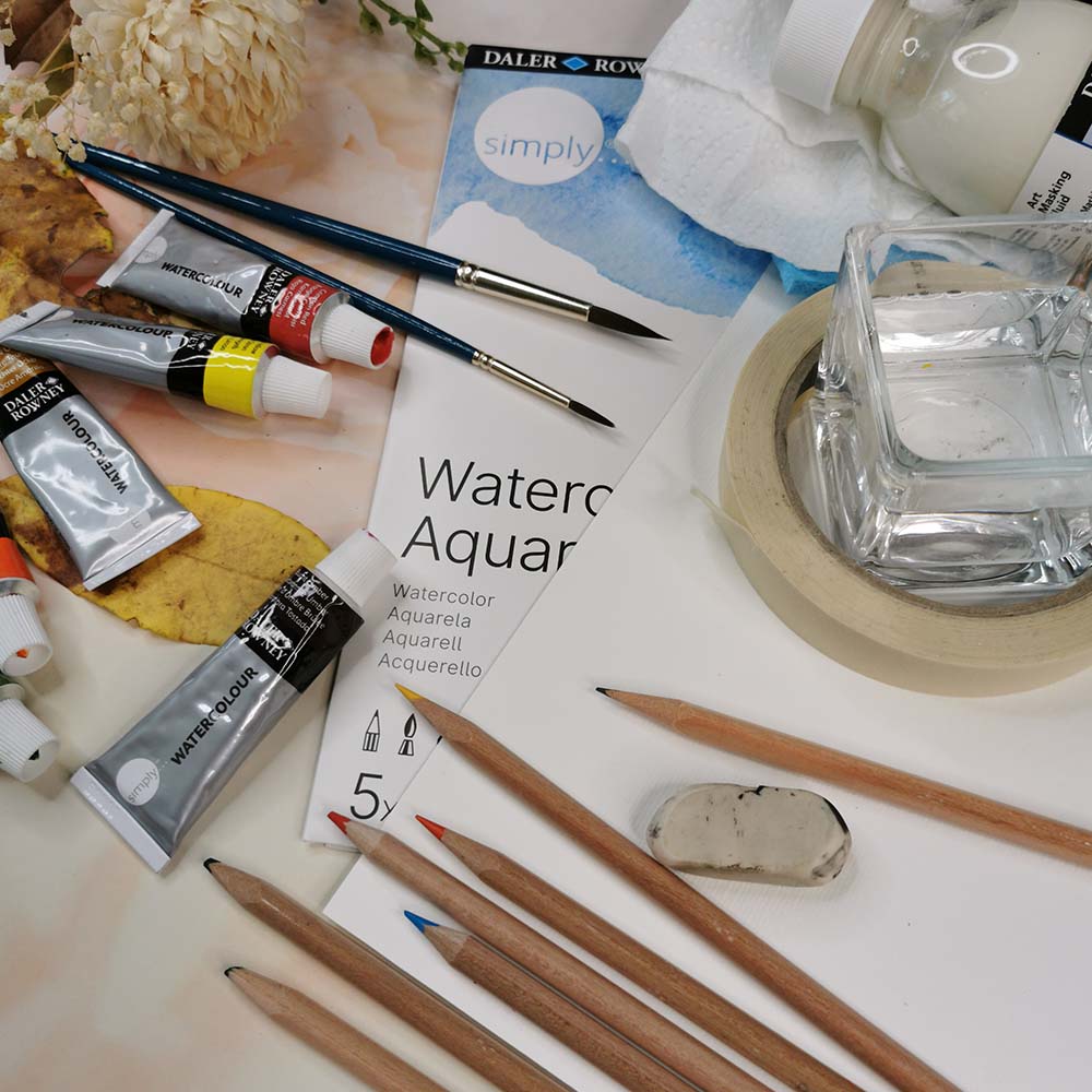 Learn how to paint an autumn mushroom with Simply Watercolour by using this step-by-step guide created by Daler-Rowney artist Amylee Paris, and is easy for beginners to follow and explore watercolours!