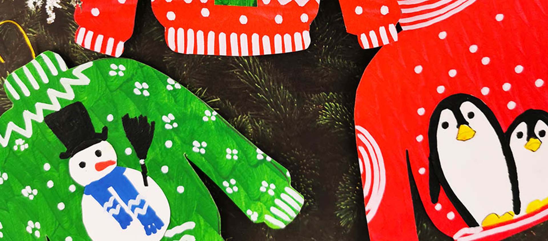 Learn how to paint christmas jumpers with Simply Gouache Paint by using this step-by-step guide created by Daler-Rowney artist Amylee Paris, and is easy for beginners to follow and explore using gouache paint!
