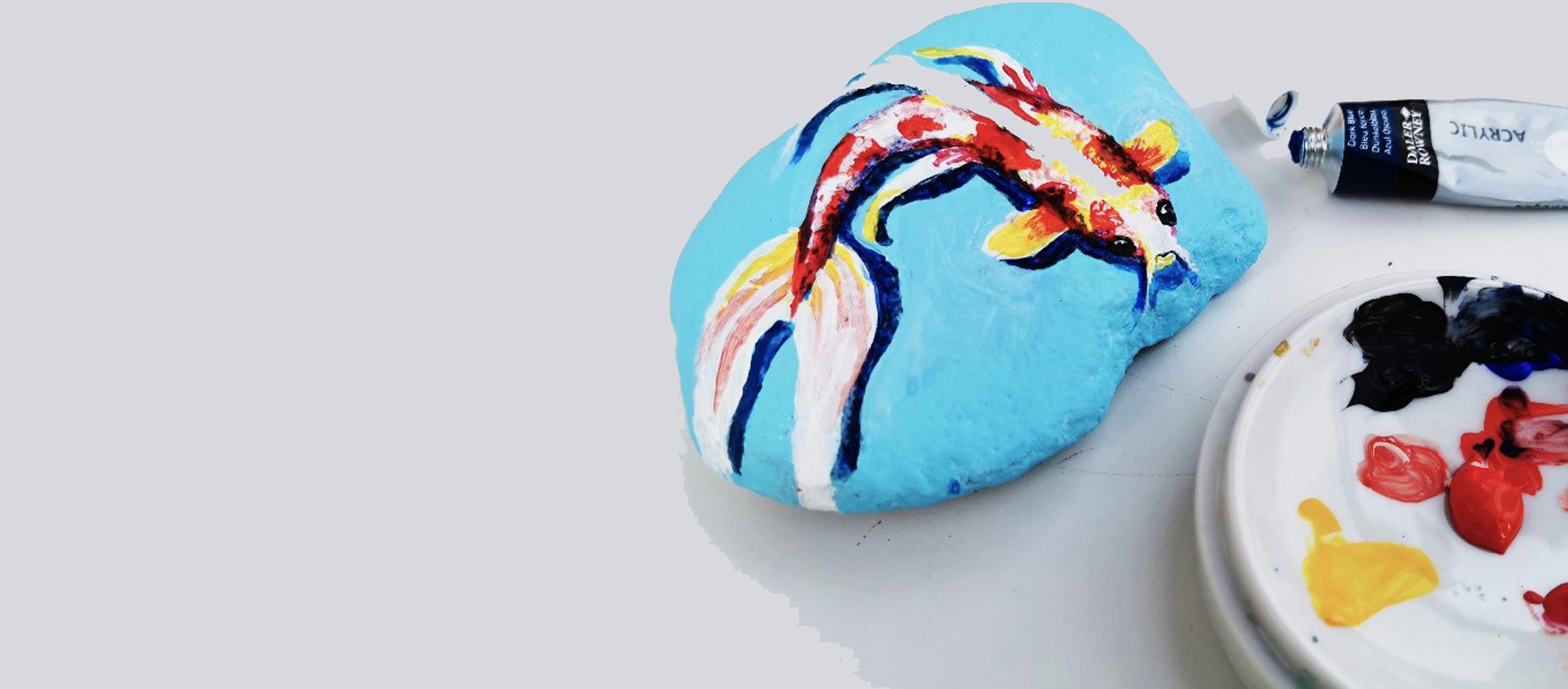 How to create painted stone art