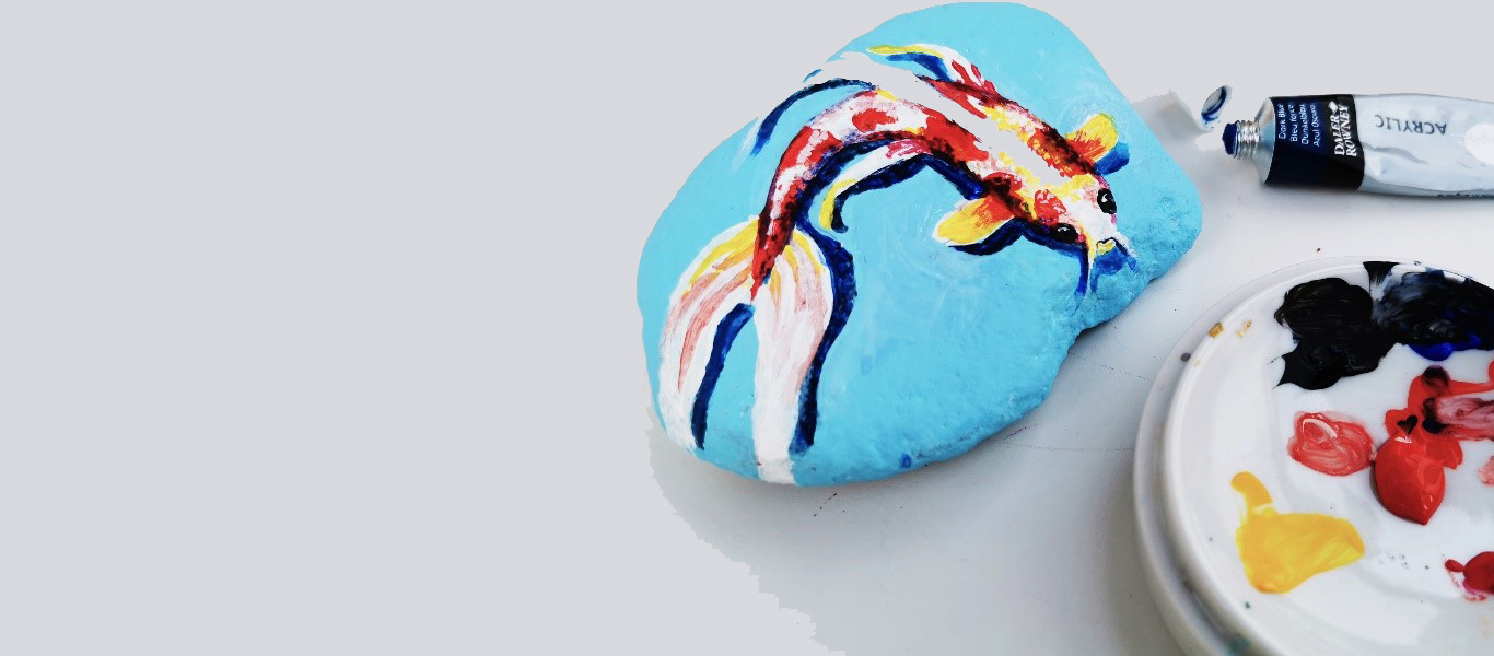 How to paint stones - banner