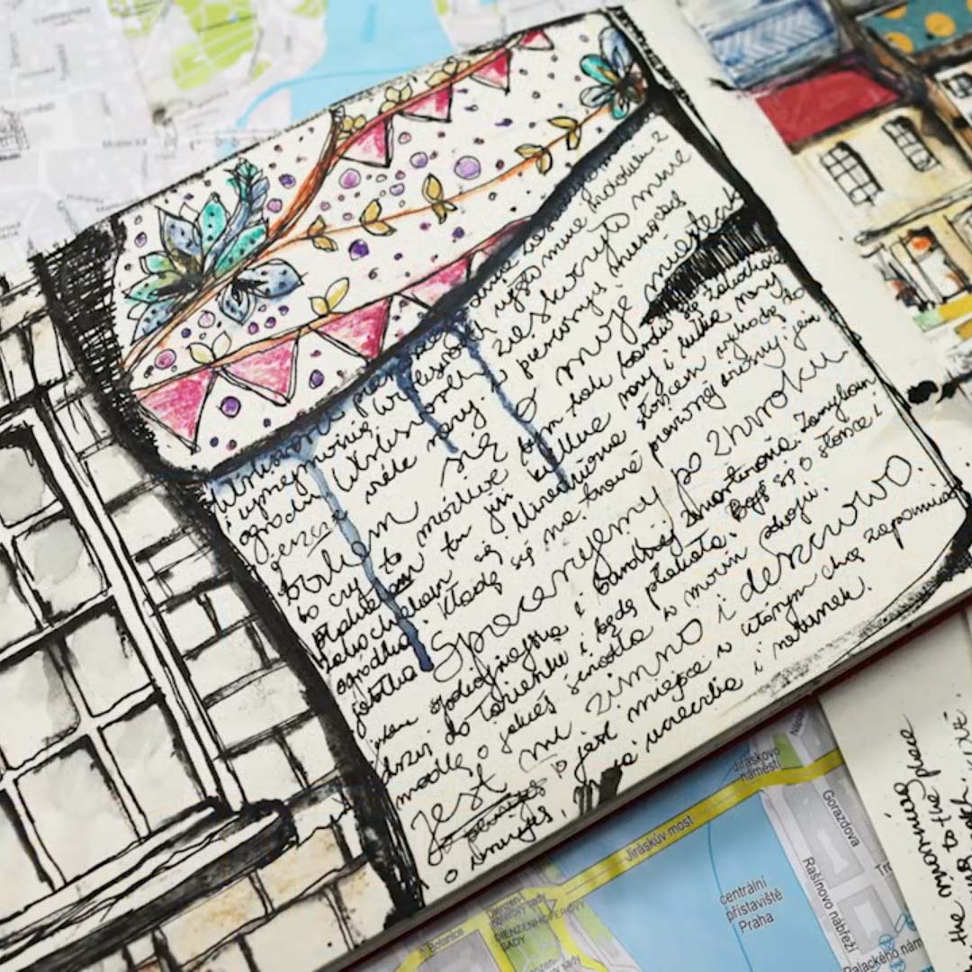How To Make A Travel Journal Discover Techniques Daler Rowney