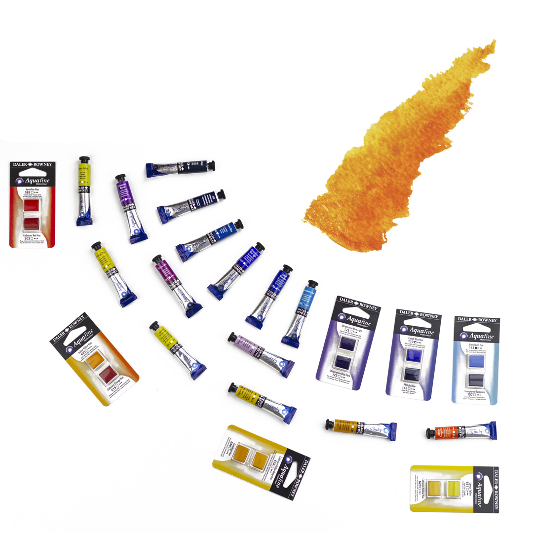 Aquafine Watercolour Paint Range