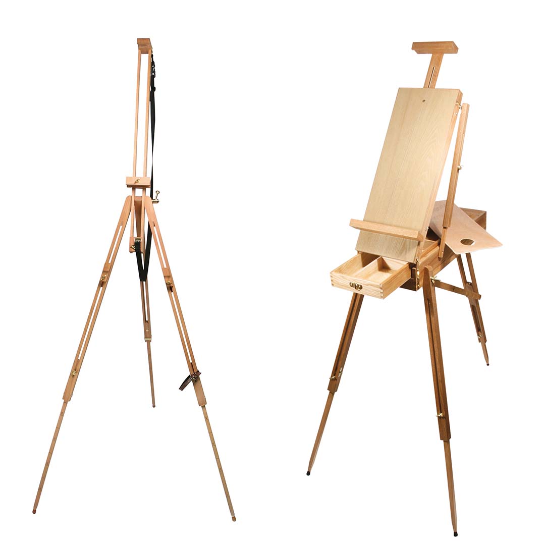 DALER AND ROWNEY Simply Complete Art Set & Full Size Easel Wood