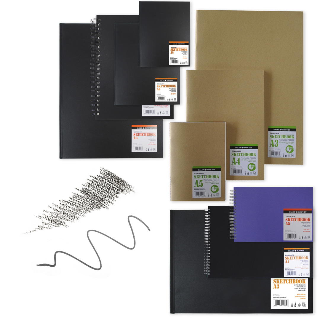 Graduate Paper and Sketchbooks, Art Sketchbooks