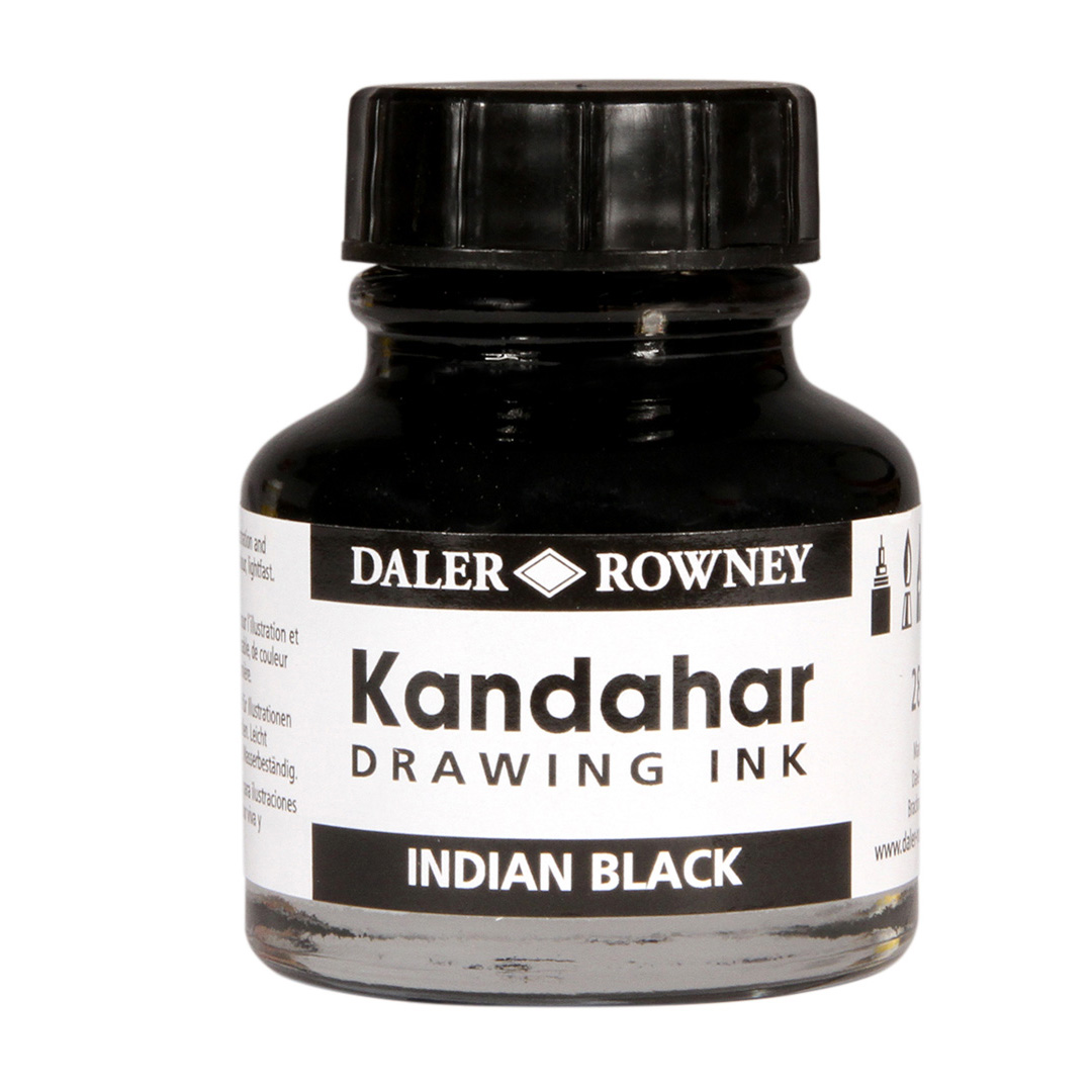 Kandahar Black Indian Ink, Drawing Inks