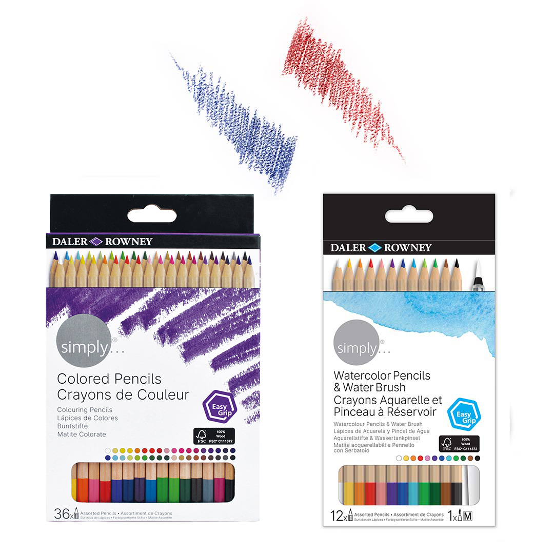 Daler-Rowney Simply Pencil Artist Sketching Set, 13 Pieces