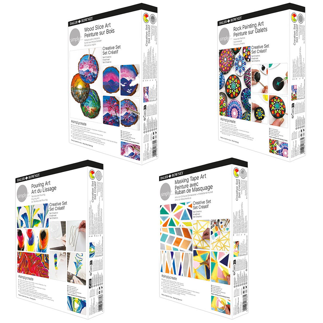 Set Simply Fineliner Pezzi 6 Colore Nero | Daler Rowney