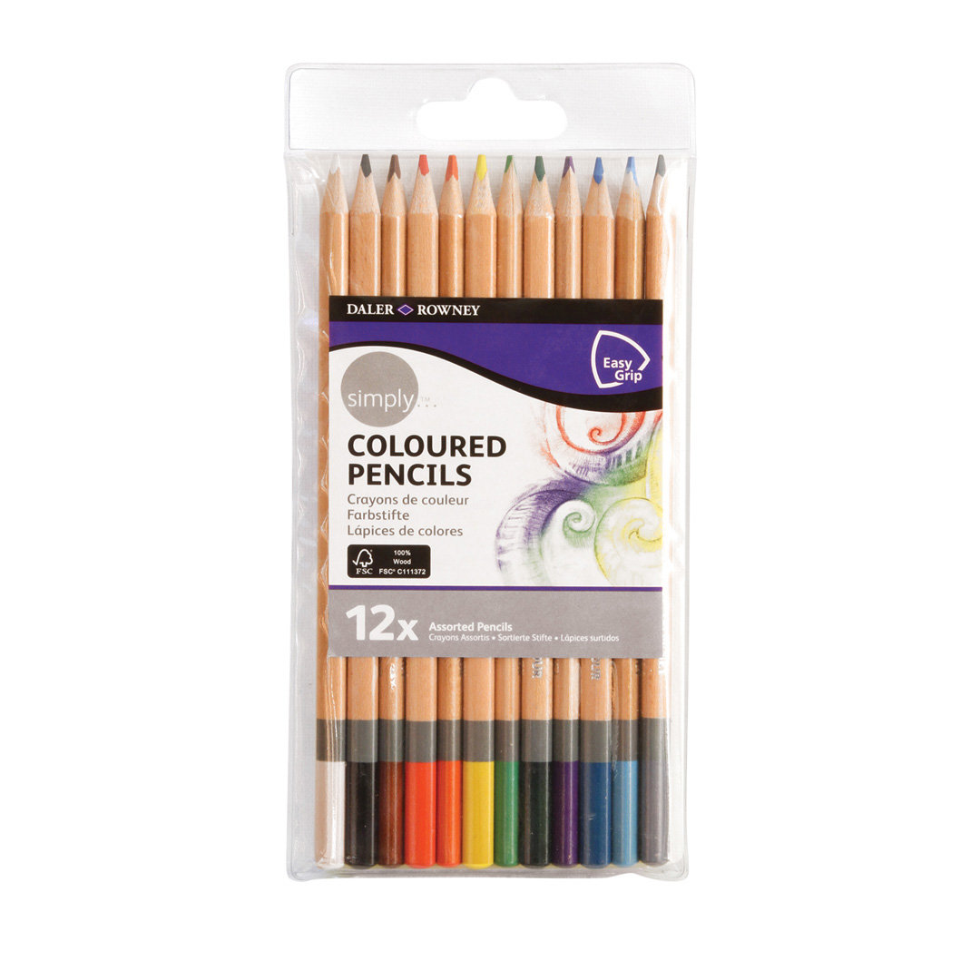Simply Coloured Pencils Artist Pencils DalerRowney