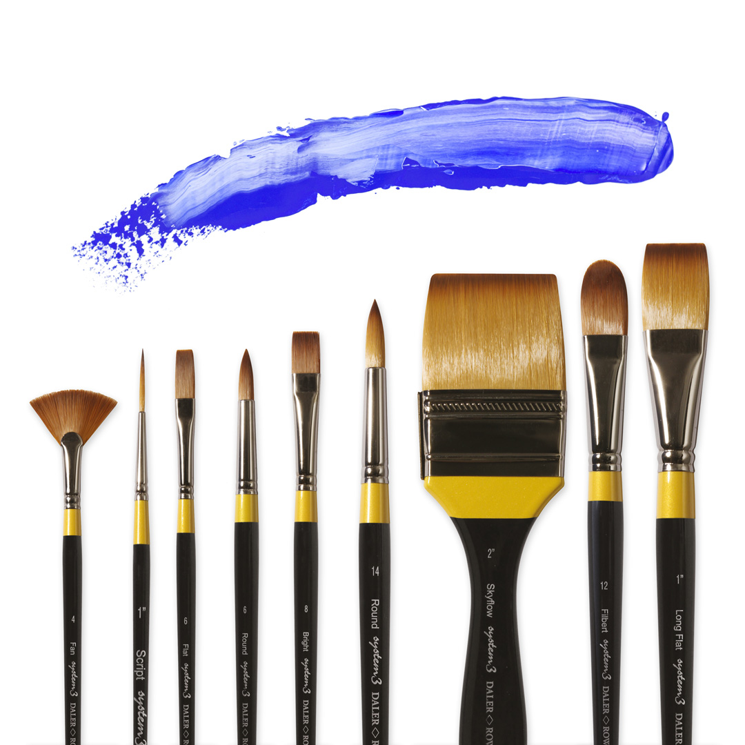 Buy Paint Brush for Acrylic Painting - Large Paint Brushes for