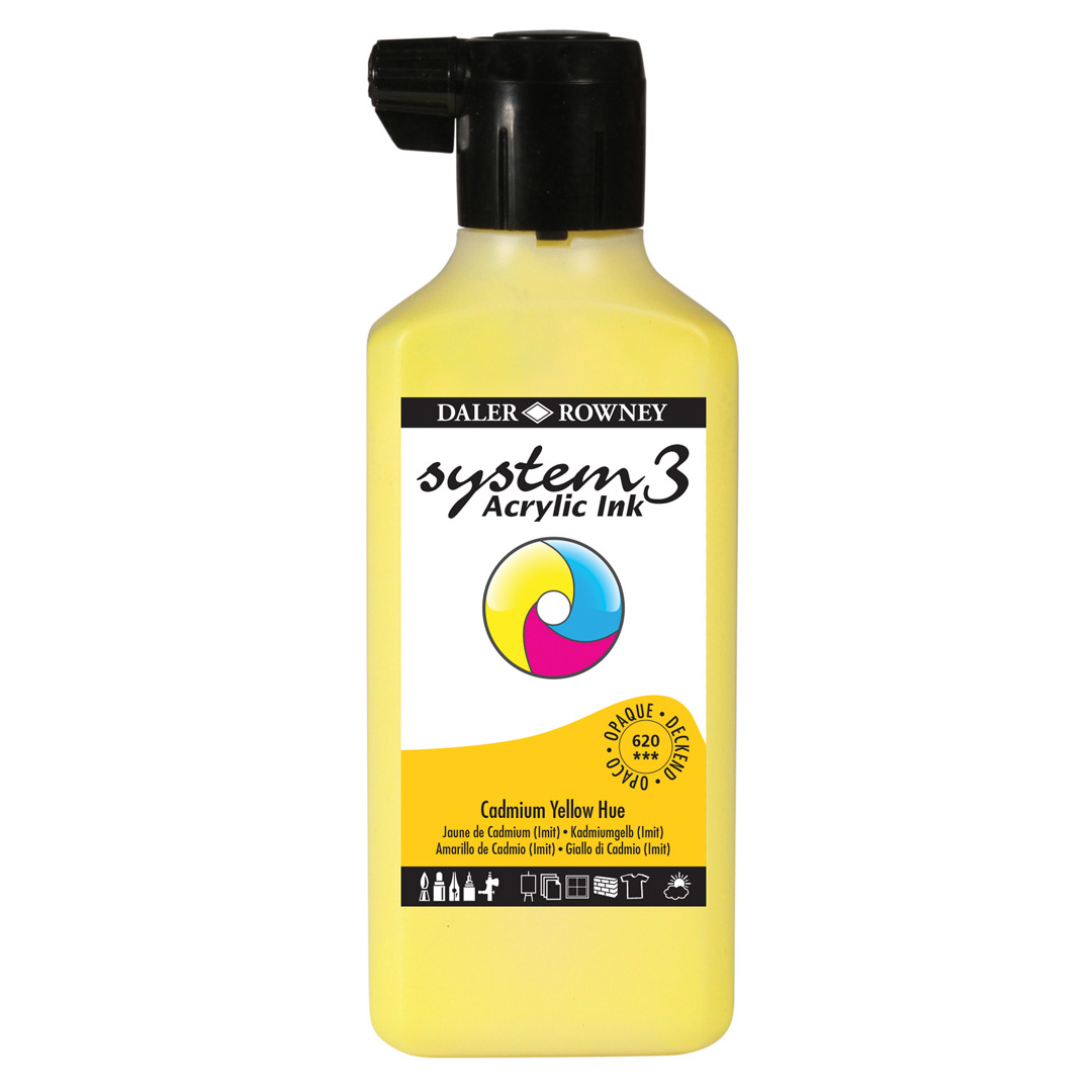 Daler-Rowney System3 Acrylic 59ml Cadmium Yellow Deep Hue