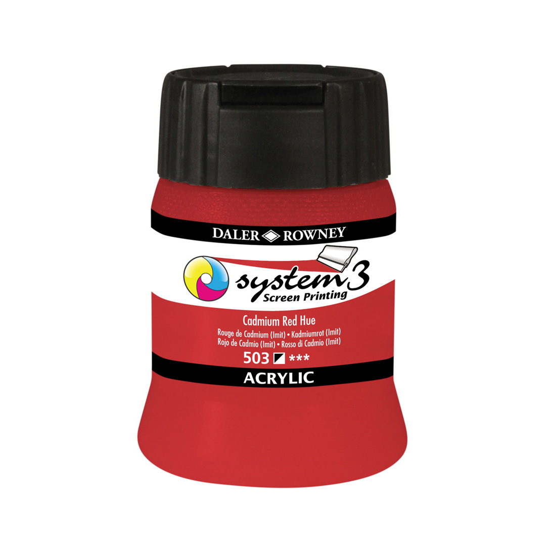 System 3 Screen Printing Acrylic Inks Screen Printing Inks Daler Rowney The range features bright and strong colours that are easy to brush onto surfaces. system 3 screen printing acrylic inks