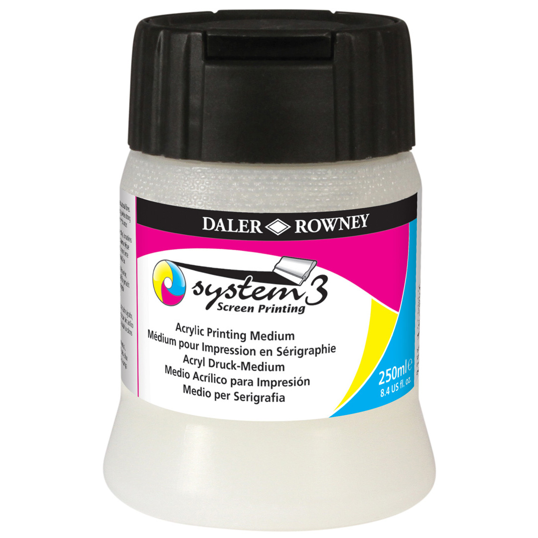 Daler-Rowney - System 3 Acrylic Textile Printing Medium - 8 oz.