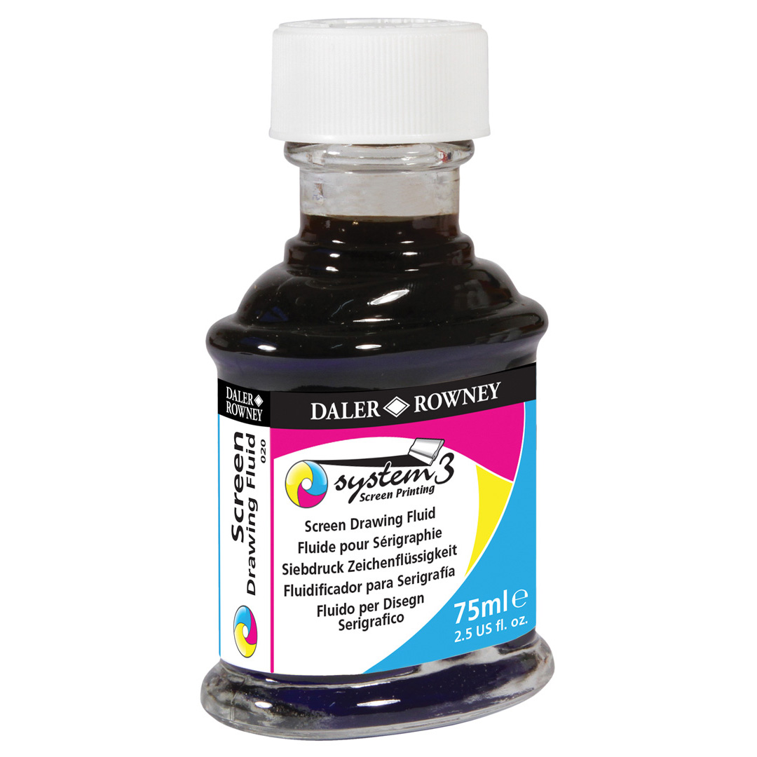 Daler Rowney Screen Printing Drawing Fluid & Screen Block 